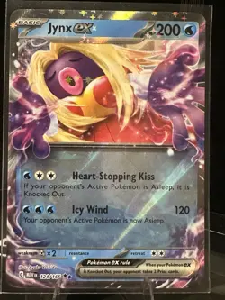 Pokemon ex Holo Card Lot – Jynx ex 124/165, Jolteon ex 030/131 – English - Image 1