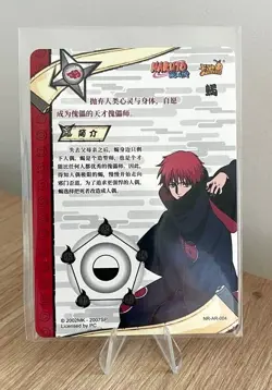 Sasori NR-AR-004 Silver Naruto Kayou Card TCG Mint Ultra Rare - Image 2