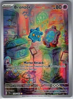 Bronzor 170/162 SV05: Temporal Forces - Pokemon Card - NM - Image 1