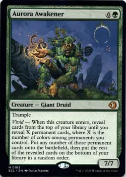 Aurora Awakener Lorwyn Eclipsed Magic MTG NM - Image 1