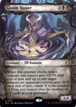 Gloom Ripper SHOWCASE Lorwyn Eclipsed Magic MTG NM - Image 1