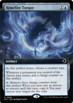 Rimefire Torque EXTENDED ART Lorwyn Eclipsed Magic MTG NM - Image 1