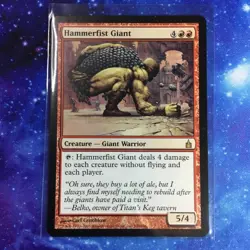 Hammerfist Giant - 157/342 - Red- Rare (Commander 2015) MTG Magic the Gathering - Image 1