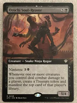 MTG TCG - Orochi Soul-Reaver 0058 Extended Art OTC - NM - Image 1