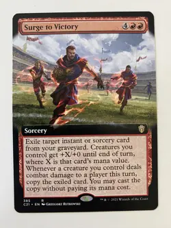 Surge To Victory *Non-Foil* EXT ART Strixhaven MTG NM/MT C21 Combined Shipping - Image 1