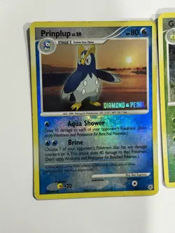 Pokemon 3 Card Lot of 2007 Diamond & Pearl (2) Reverse Holos and (1) Holo - (HP) - Image 4