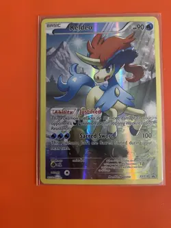 Keldeo XY118 Black Star Promo Full Art Holo Pokemon TCG - Image 5