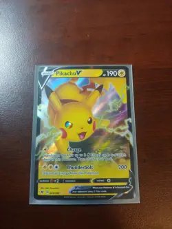 Pikachu V Ultra Rare - 043/185 Vivid Voltage - Pokemon TCG - Mint/NM - Image 1