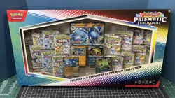 Pokemon Prismatic Evolutions Lucario ex & Tyranitar ex Premium Collection Box - Image 1