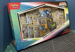 Pokemon Prismatic Evolutions Lucario ex & Tyranitar ex Premium Collection Box - Image 2