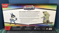 Pokemon Prismatic Evolutions Lucario ex & Tyranitar ex Premium Collection Box - Image 4
