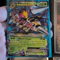 Pokemon M Beedrill EX Promo Foil Mega XY XY158 200 HP Hazard Stinger - Image 1
