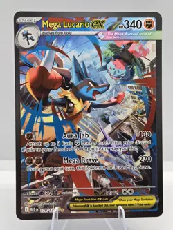 Pokemon Mega Lucario EX 179/132 Mega Evolution SIR Special Illustration Rare - Image 1