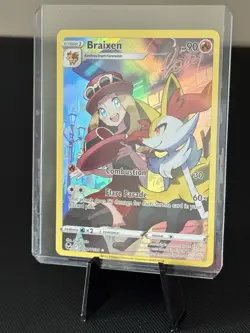 Pokemon Braixen #TG01/TG30 Holo Sword & Shield Silver Tempest - 2022 NM - Image 1