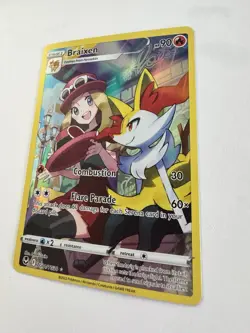Pokemon Braixen #TG01/TG30 Holo Sword & Shield Silver Tempest - 2022 NM - Image 4