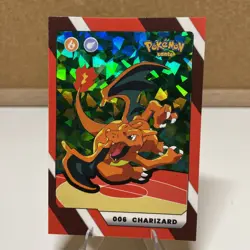 Full House Charizard #006 Green Cracked Ice Holo Trading Card (Non TCG) - Image 1