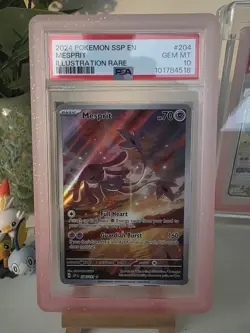 Mesprit 204/191 Surging Sparks Illustration Rare - Gem Mint PSA 10 - Image 1