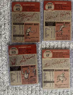 1953 Topps Baseball Card Lot (10 Cards) Vintage Original - Fair/Poor *SALE* - Image 5