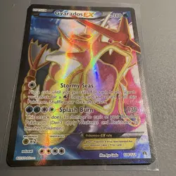 Pokemon TCG Gyarados-EX Breakpoint 114/122 Holo Full Art Ultra Rare - Image 1