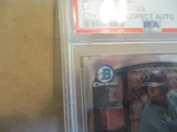 2023 BOWMAN CHROME LAZARO MONTES #CPALM 1ST PROSPECT AUTO PSA 10 GEM MINT M'S - Image 3