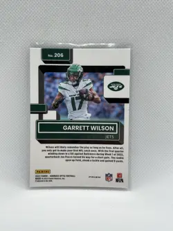 2022 Panini Donruss Optic - Rated Rookie Garrett Wilson #206 Purple Shock (RC) - Image 2