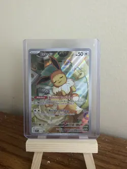 Pokemon TCG Eevee SVP Promo Scarlet & Violet 173 Holo 50HP English - Image 1