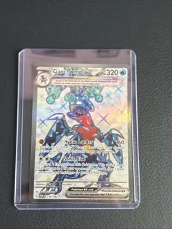 Pokemon Garchomp EX TCG Holo Ultra Rare Card Paradox Rift 219/182 - Image 1