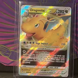 Dragonite VSTAR 050/078 Ultra Rare Half Art SWSH Pokemon Go POGO Card MINT - Image 1