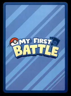 Pikachu (Blue Border) My First Battle Pikachu Deck Stamp Pokemon NM - Image 2