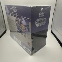 Pokemon Chilling Reign Elite Trainer Box Factory Sealed Small Rip - Image 4
