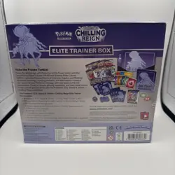 Pokemon Chilling Reign Elite Trainer Box Factory Sealed Small Rip - Image 5
