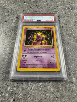 Pokemon TCG Cards Mewtwo 14 WOTC Black Star Promo PSA 9 MINT - Image 1