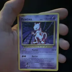 Pokemon TCG Mewtwo 10/102 Base Set Holo Rare 130 HP English WOTC - Image 1