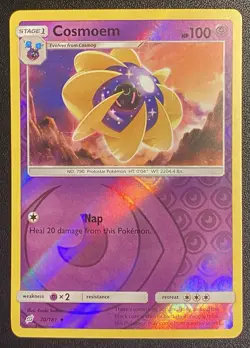 Cosmoem Reverse Uncommon 70/181 Pokemon TCG Sun & Moon Team Up NM Free Ship - Image 1