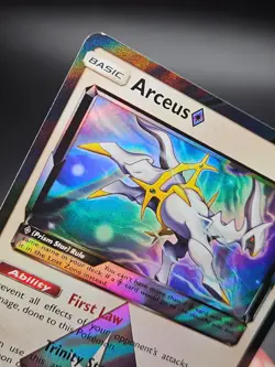 Arceus Prism Star 96/131 SM Sun & Moon Forbidden Light Holo Pokemon Card NM - Image 5