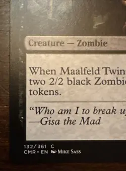 MTG CMR Commander Legends Maalfeld Twins Card 132/361 C Magic The Gathering - Image 5