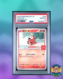 Pokemon TCG Fuecoco PSA 10 McDonald's Promo 018 JP - Image 1