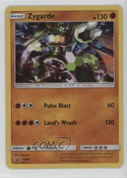 Zygarde Pokemon Sun & Moon Black Star Promo #SM15 - Image 1
