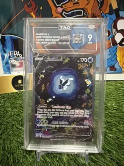 Lumineon V GG39/GG70 Pokemon Crown Zenith: Galarian Gallery Holo TAG 9 MINT - Image 1