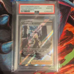 PSA 10 2023 Cynthia's Ambition GG60/GG70 Crown Zenith Galarian Gallery - Image 1