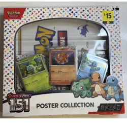 Pokemon 151 Poster Collection 6 Boxes Sealed - 18 Packs - Scarlet & Violet SV - Image 1