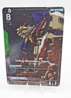 Wing Gundam Zero GD01-024 LR+ Alt Art GUNDAM TCG CARD ENGLISH NEWTYPE RISING - Image 3