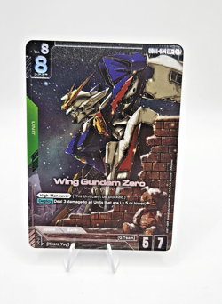 Wing Gundam Zero GD01-024 LR+ Alt Art GUNDAM TCG CARD ENGLISH NEWTYPE RISING - Image 4