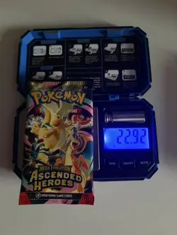 Pokemon Ascended Heroes EXTREMELY Heavy Booster Pack 22.92g | god packUU🔥🔥 | - Image 1