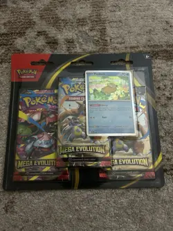 Pokemon TCG Mega Evolution 3 Pack Blister Psyduck | Foil Promo + 3 Booster Packs - Image 1
