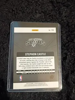 2024-25 Panini Revolution - Rookies Stephon Castle #116 (RC) - Image 2