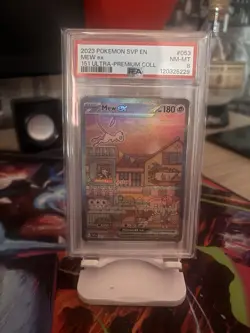 Mew ex 053 Scarlet & Violet 151 UPC Promo PSA 8 - Image 1