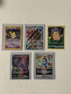 Pokemon Card Lot - 5 Cards - Mixed Conditions - Team Rocket’s Mewtwo 231 *READ* - Image 1