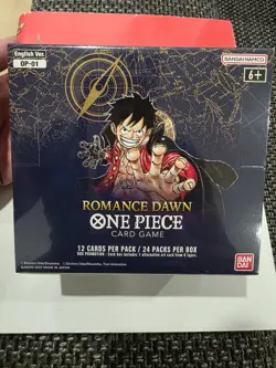 One Piece EN OP-01 Romance Dawn Blue Bottom Booster Box Sealed 1st Release - Image 1