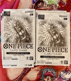 One Piece TCG Lot - Base Shop Collection Sealed - Tournament Packs 2025 Vol.4 EN - Image 5